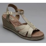 Dámský sandál PE/233903-02 CREME  (38)