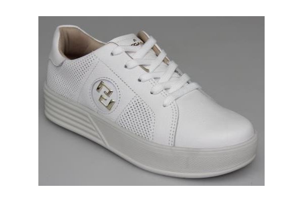 Dámská teniska nízká PE/212462-01 BRANCO