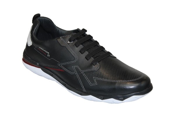 Pánské tenisky nízké PE/S117103-03 PRETO (43)