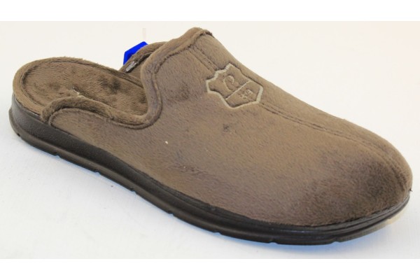 Pánské pantofle PE/166001-02 BROWN  (40)