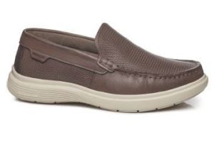 Pánské polobotky mokasíny PE/142202-01 BROWN