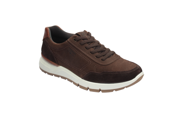 Pánské tenisky nízské PE/111602-06 CHOCOLATE  (44)