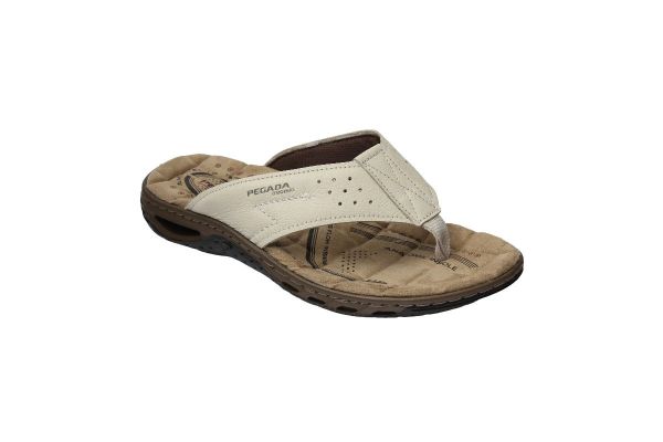 Pánské pantofle žabky PE/131663-12 MILK  (45)