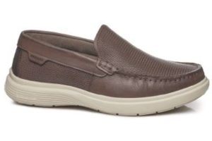 Pánské polobotky mokasíny PE/142202-01 BROWN