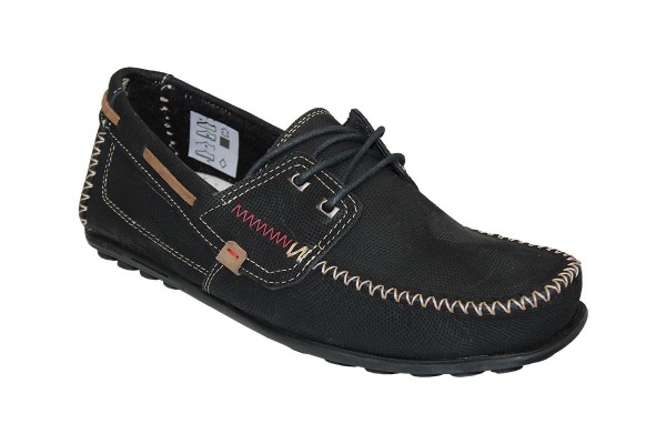 Pánské polobotky mokasíny PE/S40107-10 PRETO